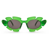 Loewe - Flower Sunglasses - Transparent Green - Loewe Eyewear