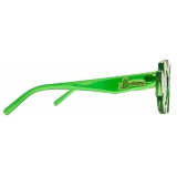 Loewe - Flower Sunglasses - Transparent Green - Loewe Eyewear