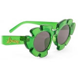 Loewe - Flower Sunglasses - Transparent Green - Loewe Eyewear