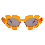 Loewe - Flower Sunglasses - Transparent Orange - Loewe Eyewear