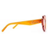 Loewe - Occhiali da Sole Flower - Arancione Trasparente - Loewe Eyewear