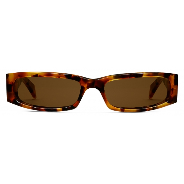 Gucci - Occhiale da Sole Rettangolare - Marrone Scuro - Gucci Eyewear