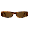 Gucci - Rectangular Sunglasses - Dark Brown - Gucci Eyewear