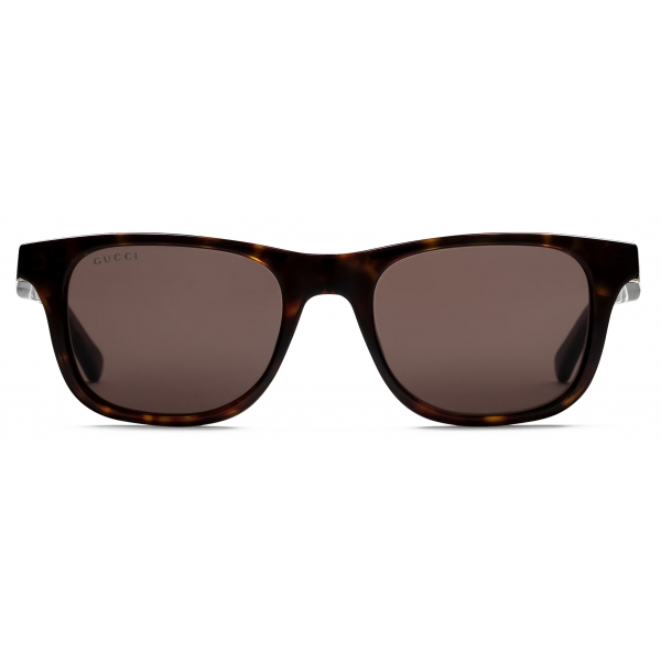 Gucci - Square Sunglasses - Dark Tortoiseshell - Gucci Eyewear