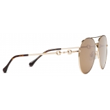 Gucci - Aviator Sunglasses - Gold - Gucci Eyewear