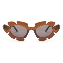 Loewe - Flower Sunglasses - Transparent Brown - Loewe Eyewear