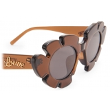 Loewe - Flower Sunglasses - Transparent Brown - Loewe Eyewear