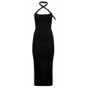 The Attico - Black Midi Dress - The Attico Exclusive Luxury Collection