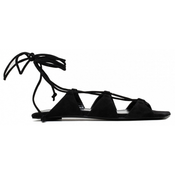 The Attico - Black Renee Sandals - The Attico Exclusive Luxury Collection