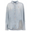 The Attico - Camicia in Denim Azzurro Chiaro - The Attico Exclusive Luxury Collection