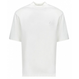 The Attico - White Extra Shoulder Pads T-Shirt - The Attico Exclusive Luxury Collection