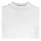 The Attico - White Extra Shoulder Pads T-Shirt - The Attico Exclusive Luxury Collection