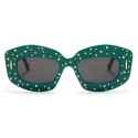 Loewe - Occhiali da Sole Mini Oval Slim - Havana - Loewe Eyewear