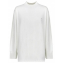 The Attico - White Oversized Long Sleeve T-Shirt - The Attico Exclusive Luxury Collection