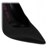 The Attico - Black Venus Slingback Mules - The Attico Exclusive Luxury Collection