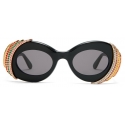 Loewe - Pavé Oval Sunglasses - Multicolor/Black - Loewe Eyewear