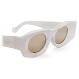 Loewe - Occhiali da Sole Paula's Original in Nylon - Bianco Olografico - Loewe Eyewear