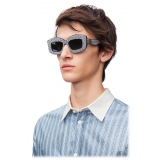 Loewe - Pavé Screen Sunglasses In Acetate - Navy Blue - Loewe Eyewear