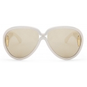 Loewe - Occhiali da Sole Pilot Mask - Bianco Olografico - Loewe Eyewear