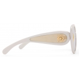 Loewe - Occhiali da Sole Pilot Mask - Bianco Olografico - Loewe Eyewear