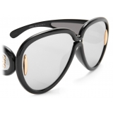 Loewe - Pilot Mask Sunglasses in Acetate and Nylon - Black - Loewe Eyewear