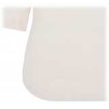 The Attico - Open Back T-Shirt in Ivory - The Attico Exclusive Luxury Collection