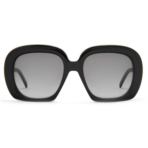 Loewe - Square Halfmoon Sunglasses - Black - Loewe Eyewear