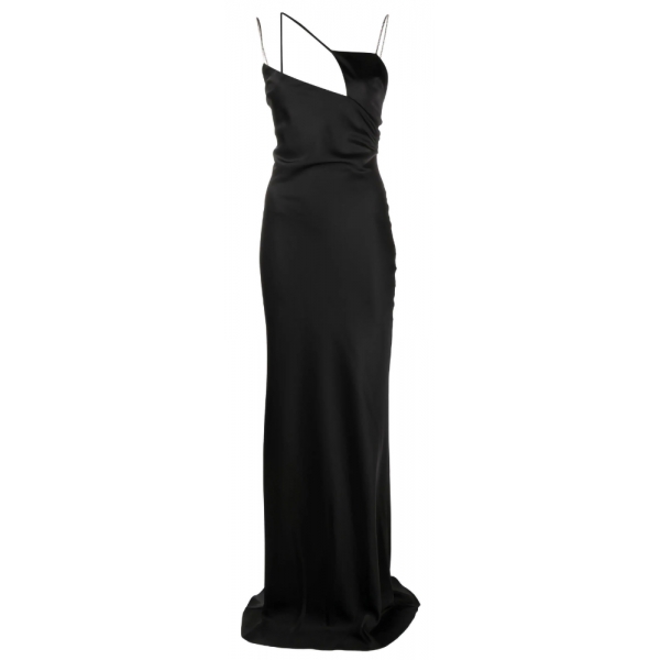 The Attico - Melva Cut-Out Satin Gown - The Attico Exclusive Luxury Collection