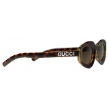 Gucci - Geometric Sunglasses - Tortoiseshell - Gucci Eyewear