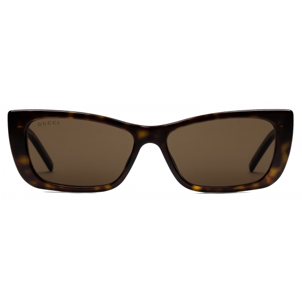 Gucci - Cat Eye Sunglasses - Dark Tortoiseshell - Gucci Eyewear