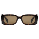 Gucci - Occhiale da Sole Rettangolare - Tartaruga - Gucci Eyewear