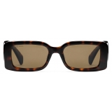 Gucci - Occhiale da Sole Rettangolare - Tartaruga - Gucci Eyewear