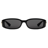 Gucci - Occhiale da Sole Rettangolare - Nero - Gucci Eyewear