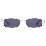 Gucci - Occhiale da Sole Rettangolare - Bianco - Gucci Eyewear