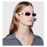 Gucci - Rectangular Sunglasses - White - Gucci Eyewear