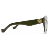 Loewe - Occhiali da Sole Retro Screen - Kaki Lucido - Loewe Eyewear