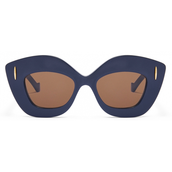 Loewe - Occhiali da Sole Retro Screen - Blu Navy - Loewe Eyewear