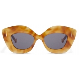 Loewe - Occhiali da Sole Retro Screen - Avana Biondo Lucido/Smoke - Loewe Eyewear