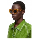 Loewe - Occhiali da Sole Retro Screen - Avana Biondo Lucido/Smoke - Loewe Eyewear