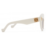 Loewe - Occhiali da Sole Retro Screen - Bianco/Avorio - Loewe Eyewear