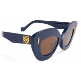 Loewe - Occhiali da Sole Retro Screen - Blu Navy - Loewe Eyewear