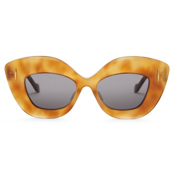 Loewe - Occhiali da Sole Retro Screen - Avana Biondo Lucido/Smoke - Loewe Eyewear