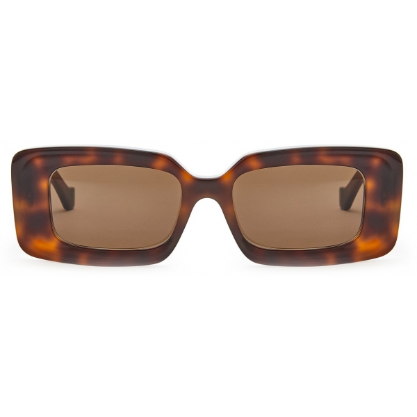 Loewe - Occhiali da Sole Rettangolari - Havana - Loewe Eyewear