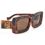 Loewe - Occhiali da Sole Rettangolari - Havana - Loewe Eyewear