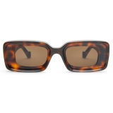 Loewe - Occhiali da Sole Rettangolari - Havana - Loewe Eyewear