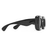 Loewe - Inflated Rectangular Sunglasses in Nylon - Black - Loewe Eyewear