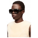 Loewe - Inflated Rectangular Sunglasses in Nylon - Black - Loewe Eyewear