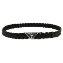 Prada - Black Braided Leather Belt - Prada Exclusive Luxury Collection