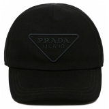 Prada - Cappellino da Baseball in Denim Nero - Prada Exclusive Luxury Collection