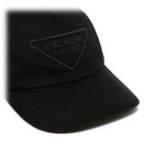 Prada - Black Denim Baseball Cap - Prada Exclusive Luxury Collection